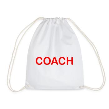 Coach - Drawstring Bag - white - Front