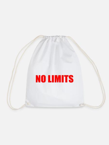 No limits - Turnbeutel - Weiß