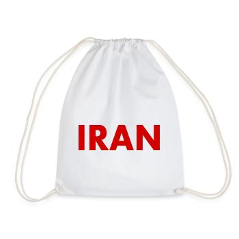 Iran - Turnbeutel - Weiß - Vorne
