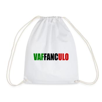 Vaffanculo - Drawstring Bag - white - Front