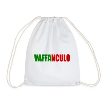 Vaffanculo - Drawstring Bag - white - Front