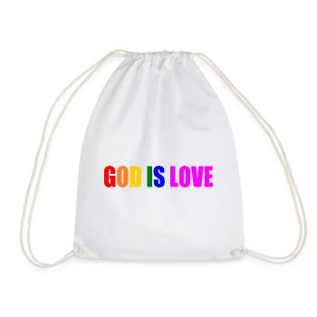 God is love - Turnbeutel - Weiß - Vorne
