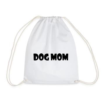 Dog mom - Turnbeutel - Weiß - Vorne
