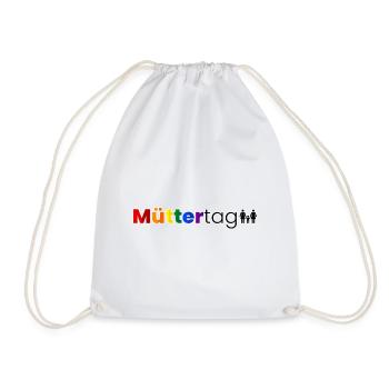 Müttertag - Turnbeutel - Weiß - Vorne