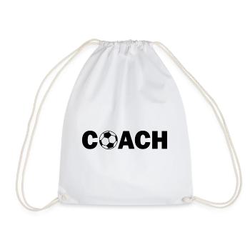 Coach - Drawstring Bag - white - Front