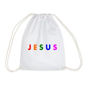 Jesus - Sac de sport léger - blanc - Devant