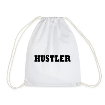 Hustler - Turnbeutel - Weiß - Vorne