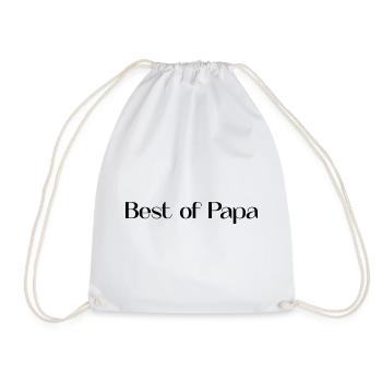 VATERTAG. ALLES GUTE ZUM GEBURTSTAG, PAPA. PAPA. ALLES GUTE ZUM GEBURTSTAG - Turnbeutel - Weiß - Vorne
