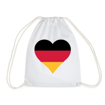 Deutschlandflagge Herform - Turnbeutel - Weiß - Vorne