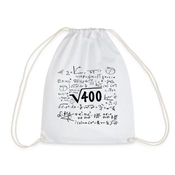 Root 400th birthday years of mathematics - Drawstring Bag - white - Front
