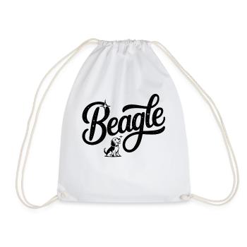 Beagle - Logo d’animal de compagnie cool - Sac de sport léger - blanc - Devant