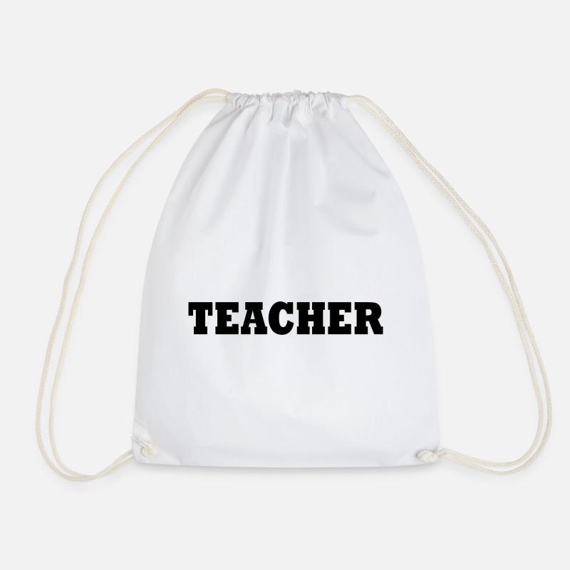 Teacher - Turnbeutel - Weiß