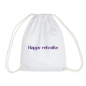 RETRAITE. RETRAITE. RETRAITEE. SENIOR. MAMIE. PAPY - Sac de sport léger - blanc - Devant
