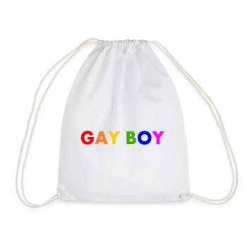 Gay boy - Turnbeutel - Weiß - Vorne