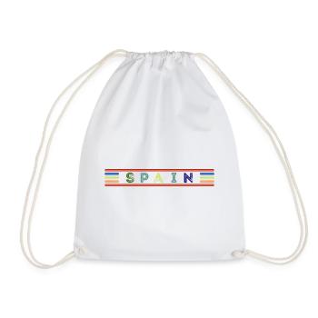 Spain - Drawstring Bag - white - Front