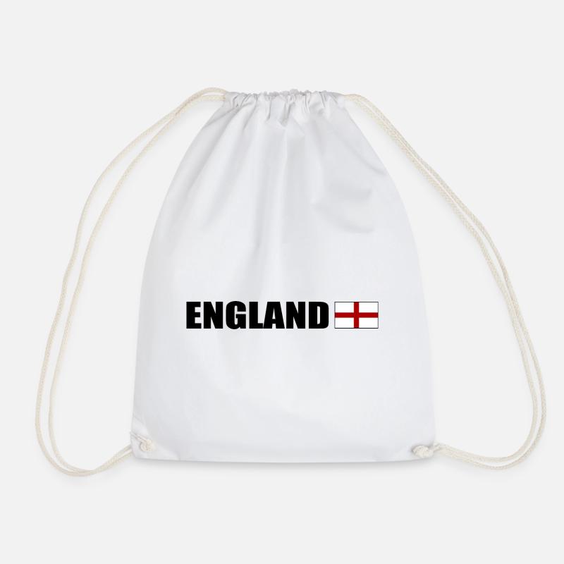 England - Drawstring Bag - white