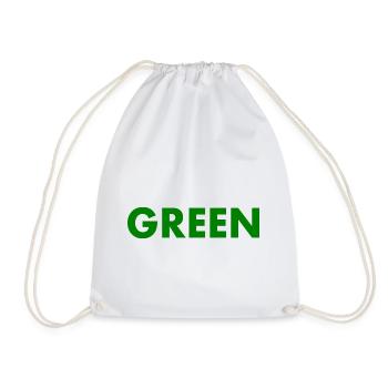 Green - Sac de sport léger - blanc - Devant