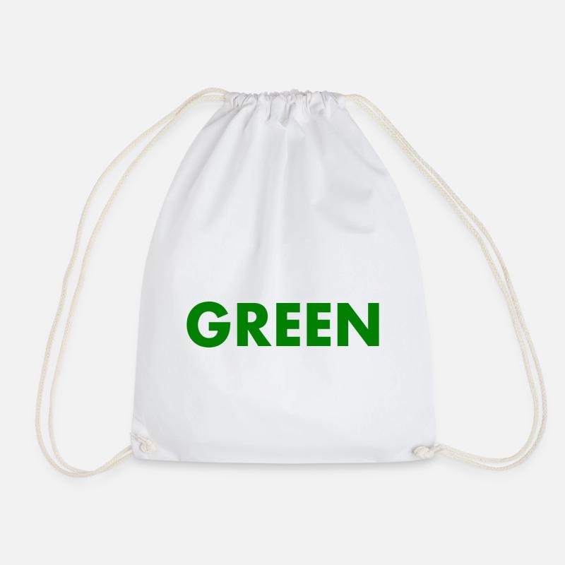 Green - Turnbeutel - Weiß