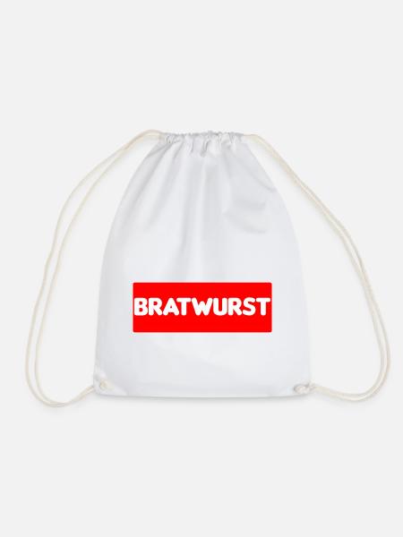 bratwurst - Turnbeutel - Weiß