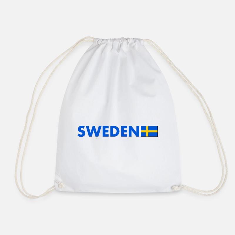 Schweden - Turnbeutel - Weiß