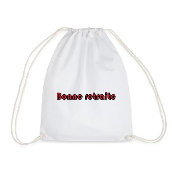 RETRAITE. RETRAITE. RETRAITEE. RETRAITE - Sac de sport léger - blanc - Devant