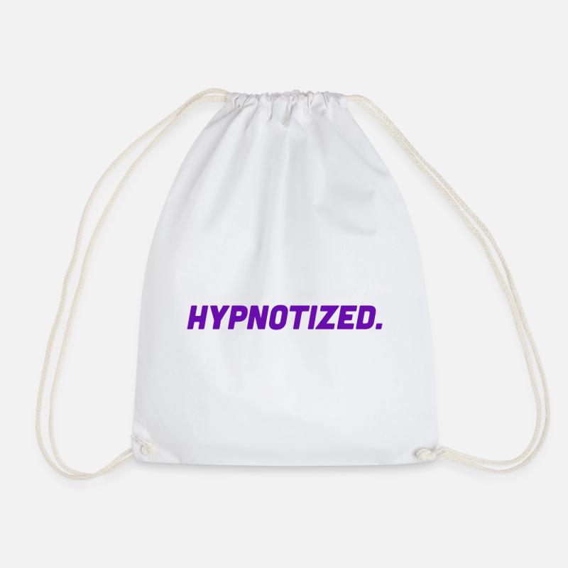Hypnotized - Schriftzug - Turnbeutel - Weiß