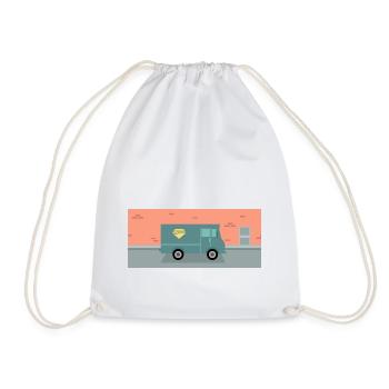 IPS Truck - King of Queens - Drawstring Bag - white - Front
