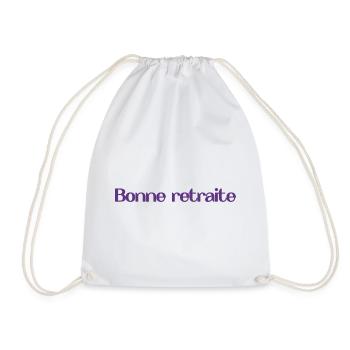 RETRAITE. RETRAITE. RETRAITEE. SENIOR. MAMIE. PAPY - Sac de sport léger - blanc - Devant