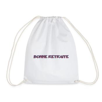 RETRAITE. RETRAITE. RETRAITEE. SENIOR. MAMIE. PAPY - Sac de sport léger - blanc - Devant