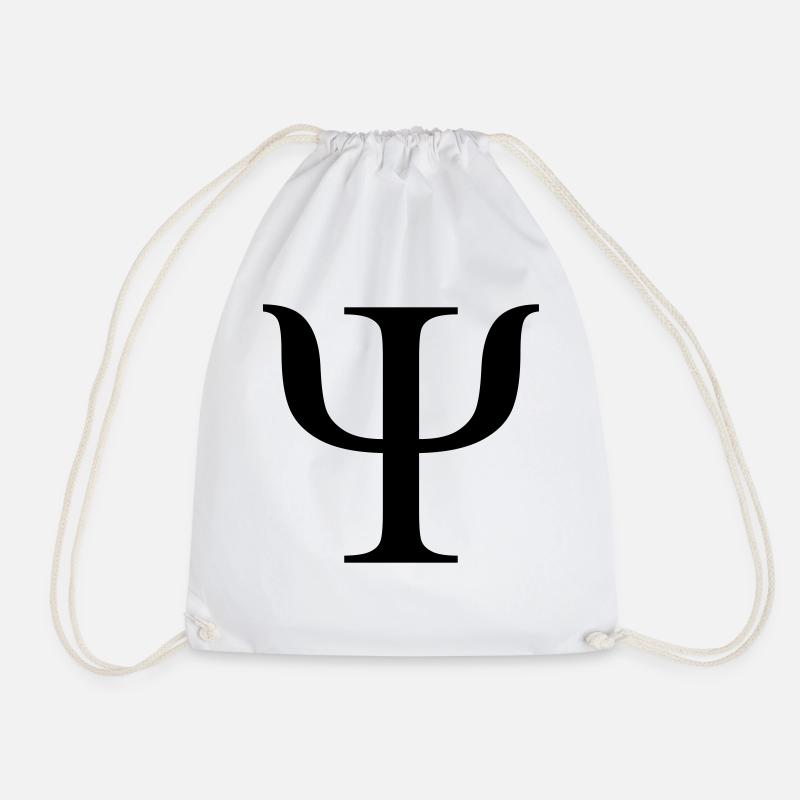 psi - Drawstring Bag - white