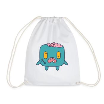 Zombie Halloween Monster Funny Sweet Gift - Sac de sport léger - blanc - Devant