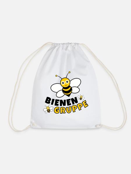 Bienen Gruppe - Turnbeutel - Weiß