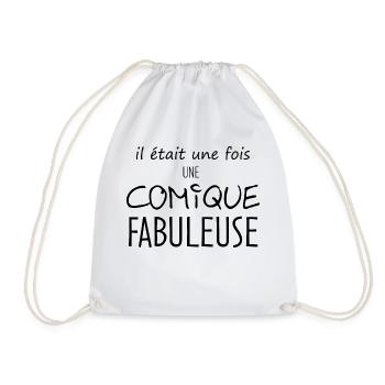 il était une fois une comique fabuleuse cadeau - Sac de sport léger - blanc - Devant