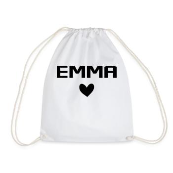 Emma Cœur - Sac de sport léger - blanc - Devant