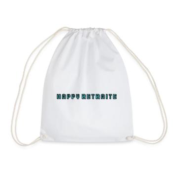 RETIREMENT. RETIREMENT. RETIRED. RETIREMENT - Drawstring Bag - white - Front