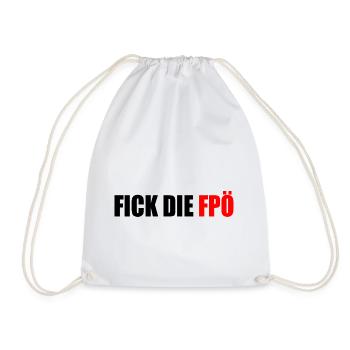 Fick die fpö - Turnbeutel - Weiß - Vorne