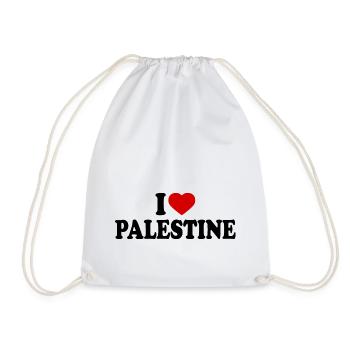 I love palestine - Sac de sport léger - blanc - Devant