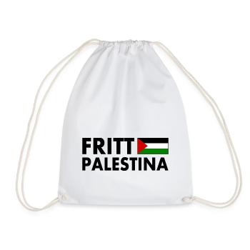 Fritt palestina - Turnbeutel - Weiß - Vorne