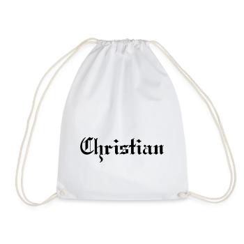 Christian - Turnbeutel - Weiß - Vorne