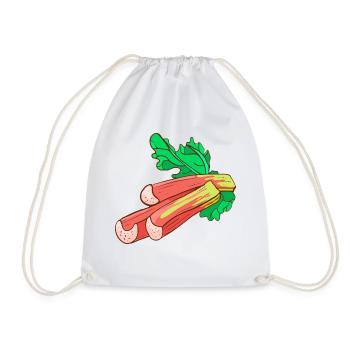 Common rhubarb Common Krauser - Drawstring Bag - white - Front
