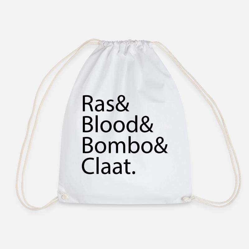 Ras Blood Bombo Claat - Turnbeutel - Weiß