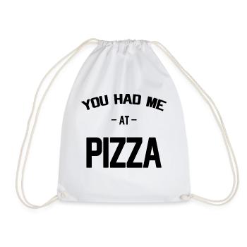 pizza - Sac de sport léger - blanc - Devant