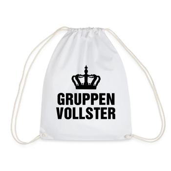 Gruppenvollster - Turnbeutel - Weiß - Vorne
