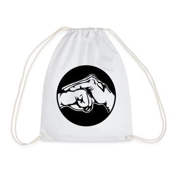 salut chinois - Sac de sport léger - blanc - Devant