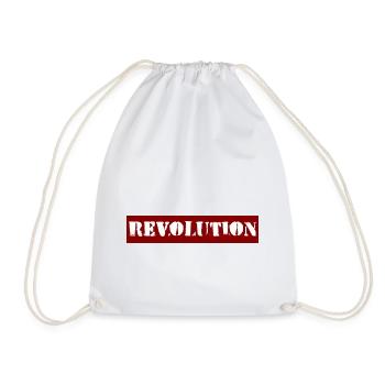 revolution - Turnbeutel - Weiß - Vorne