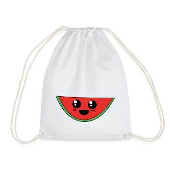 cute watermelon - Turnbeutel - Weiß - Vorne
