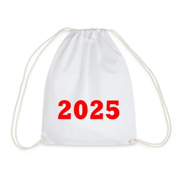2025 - Turnbeutel - Weiß - Vorne
