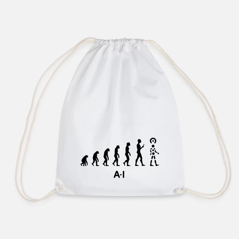 AI Evolution Journey - Turnbeutel - Weiß