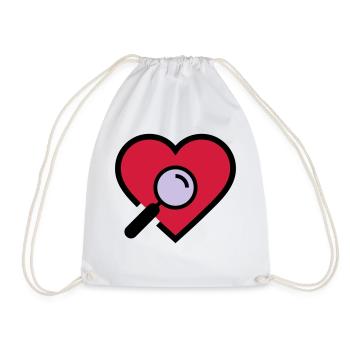 Loupe d'examen cardiaque - Sac de sport léger - blanc - Devant