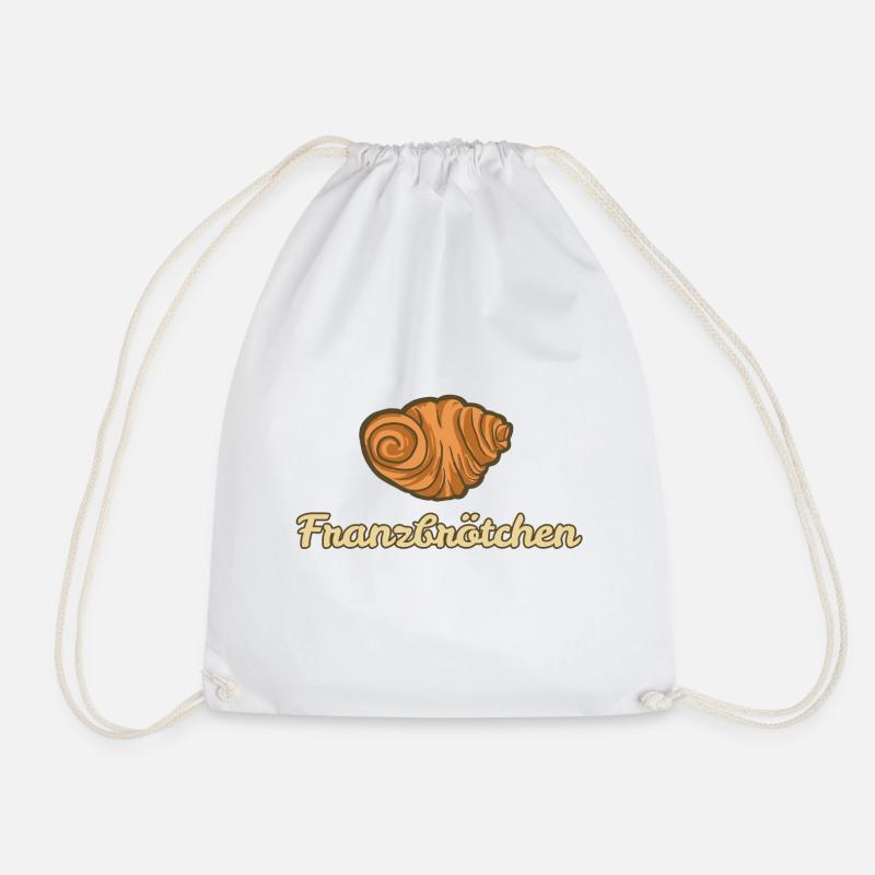 Franzbrötchen (Hell) - Turnbeutel - Weiß